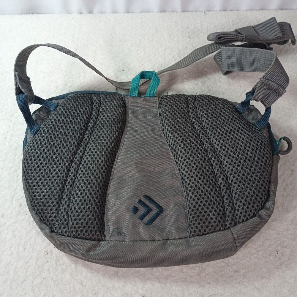 Outdoor Products Waist Pack Fanny Pack Teal Gray Hiking Travel Belt Bag - Picture 6 of 10
